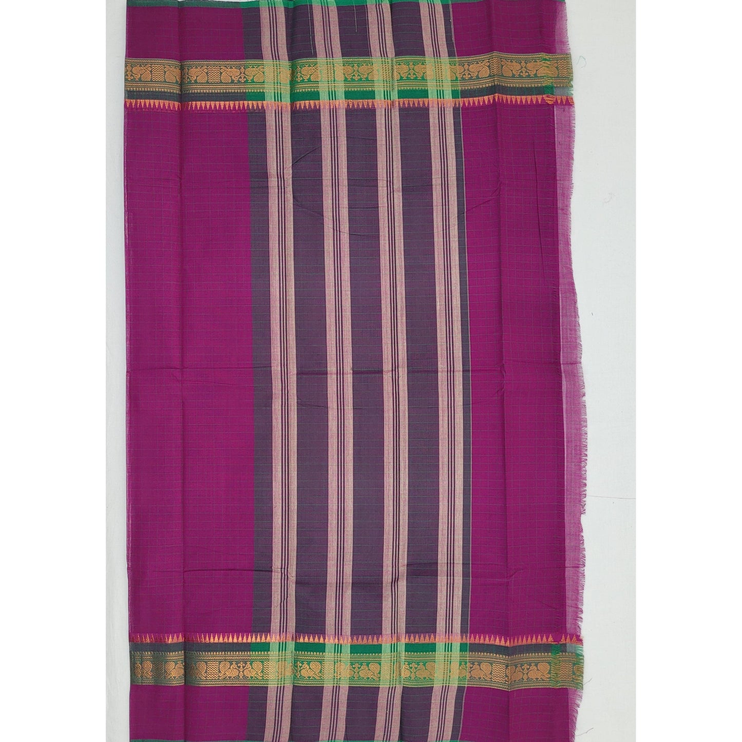 Falsa Color Chettinadu Pure Cotton Saree - Vinshika
