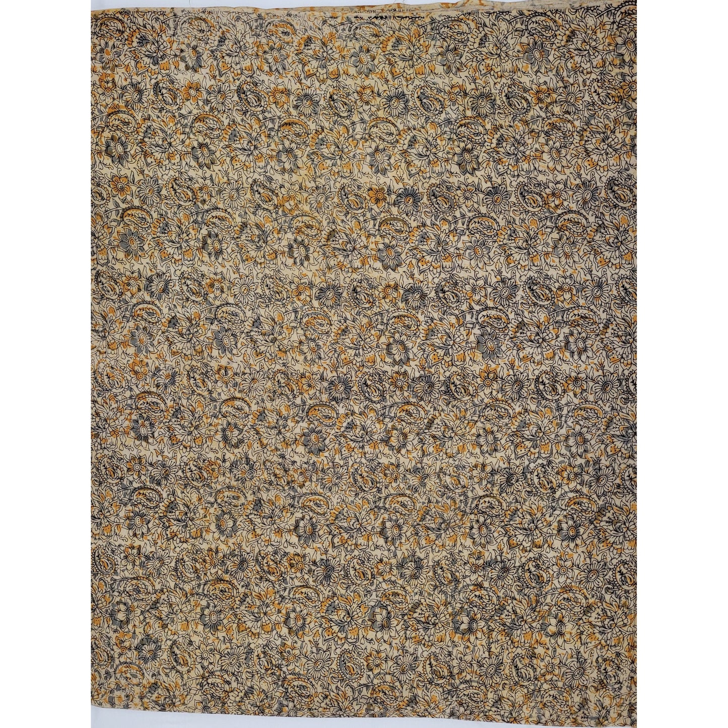 Hand block printed kalamkari cotton fabric - Vinshika