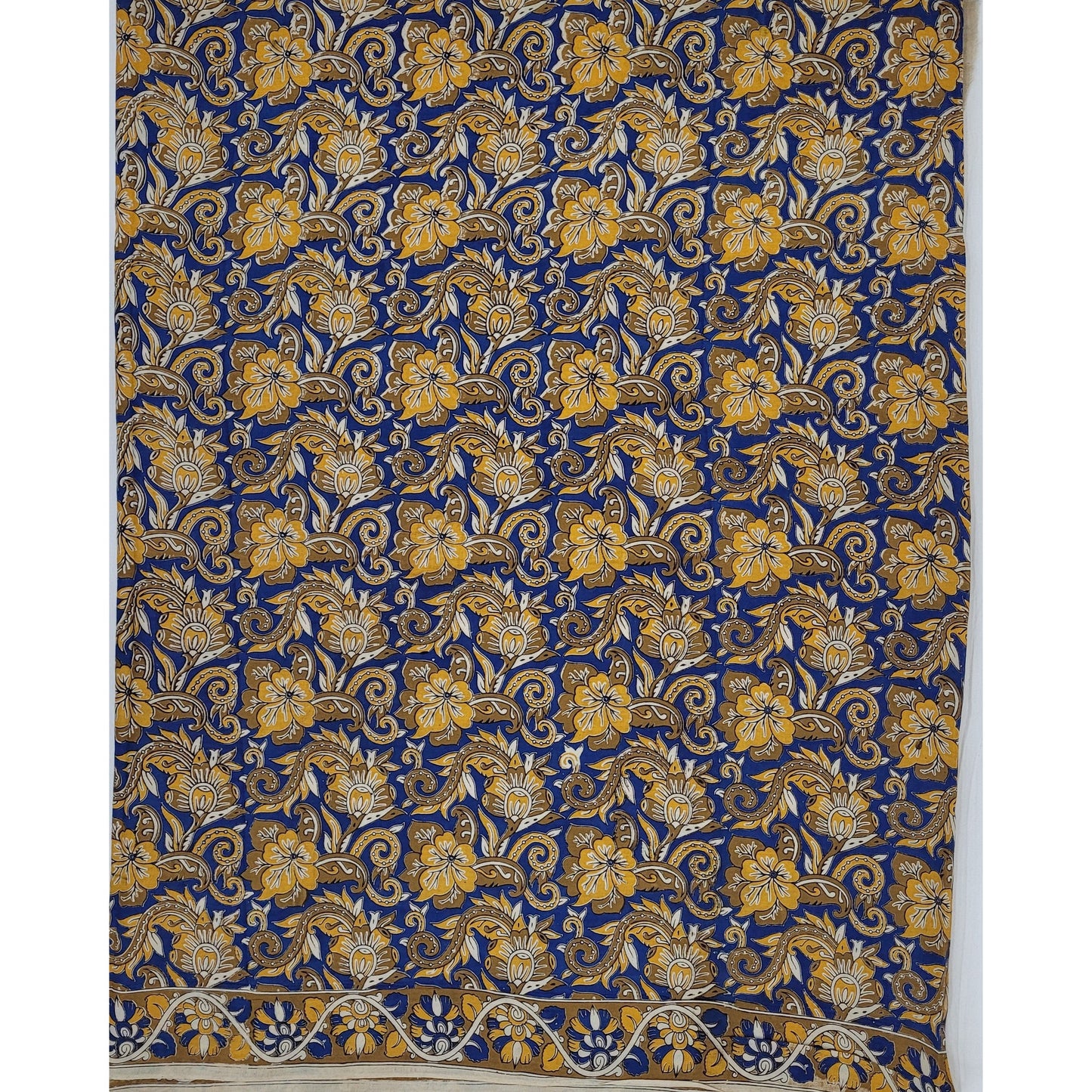 Handprinted Kalamkari Silk saree - Vinshika
