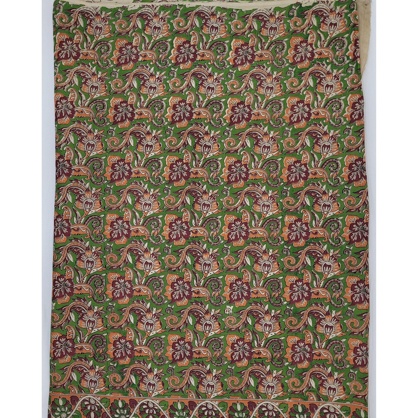 Handprinted Kalamkari Silk saree - Vinshika