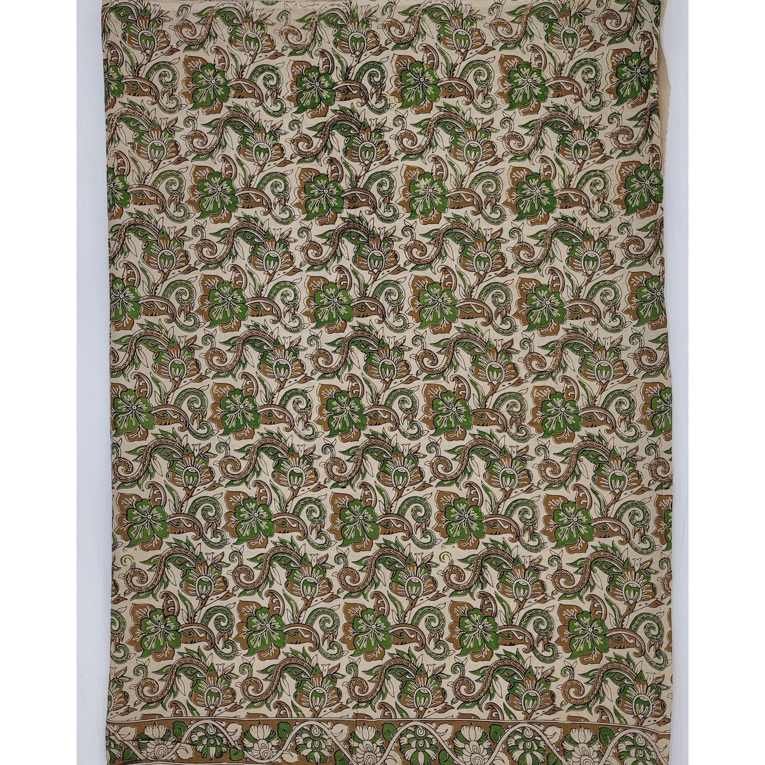 Handprinted Kalamkari Silk saree - Vinshika