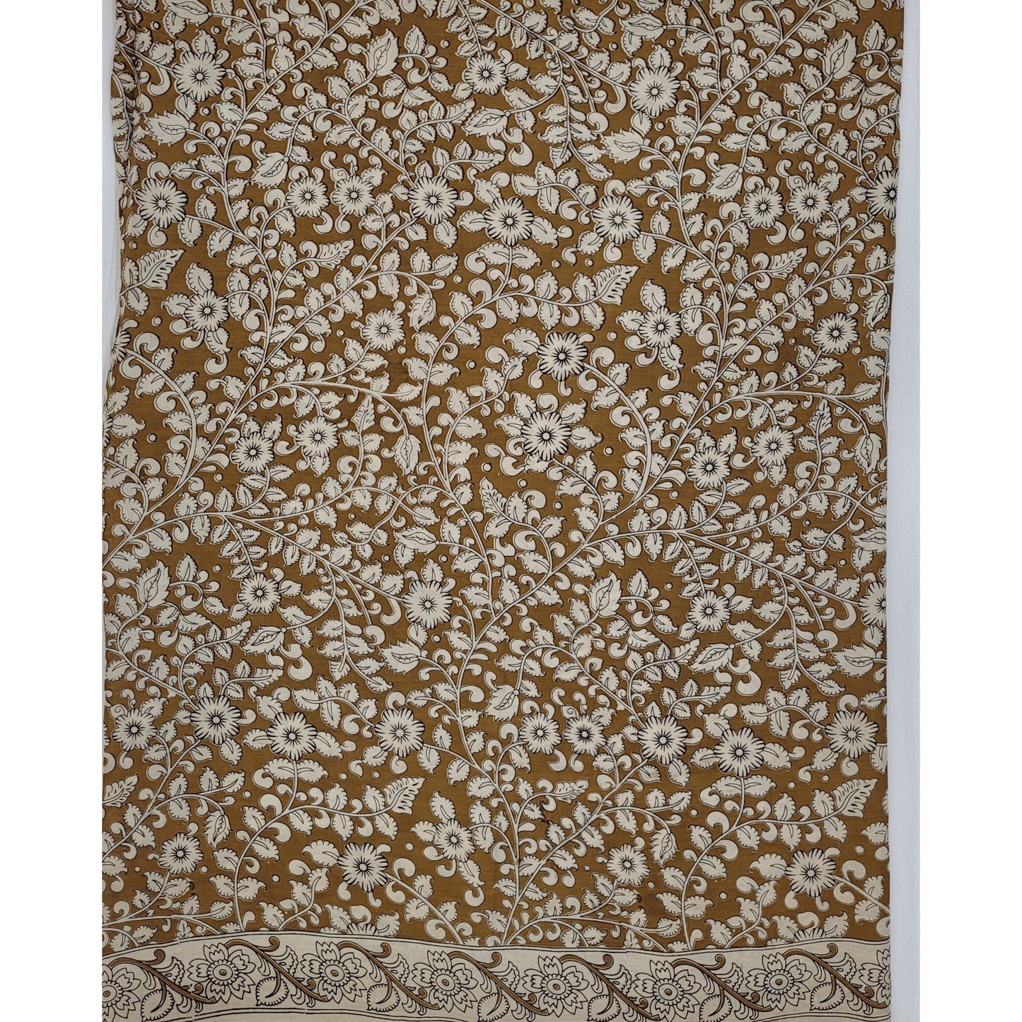 Handprinted Kalamkari Silk saree - Vinshika