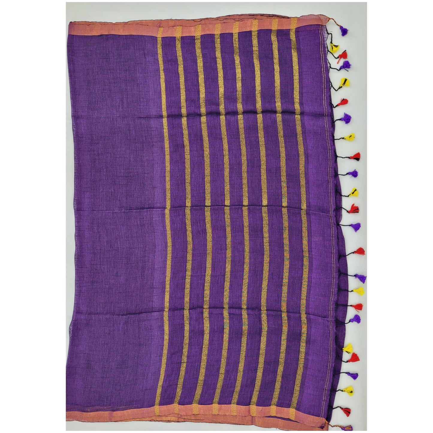 Linen cotton saree - Vinshika