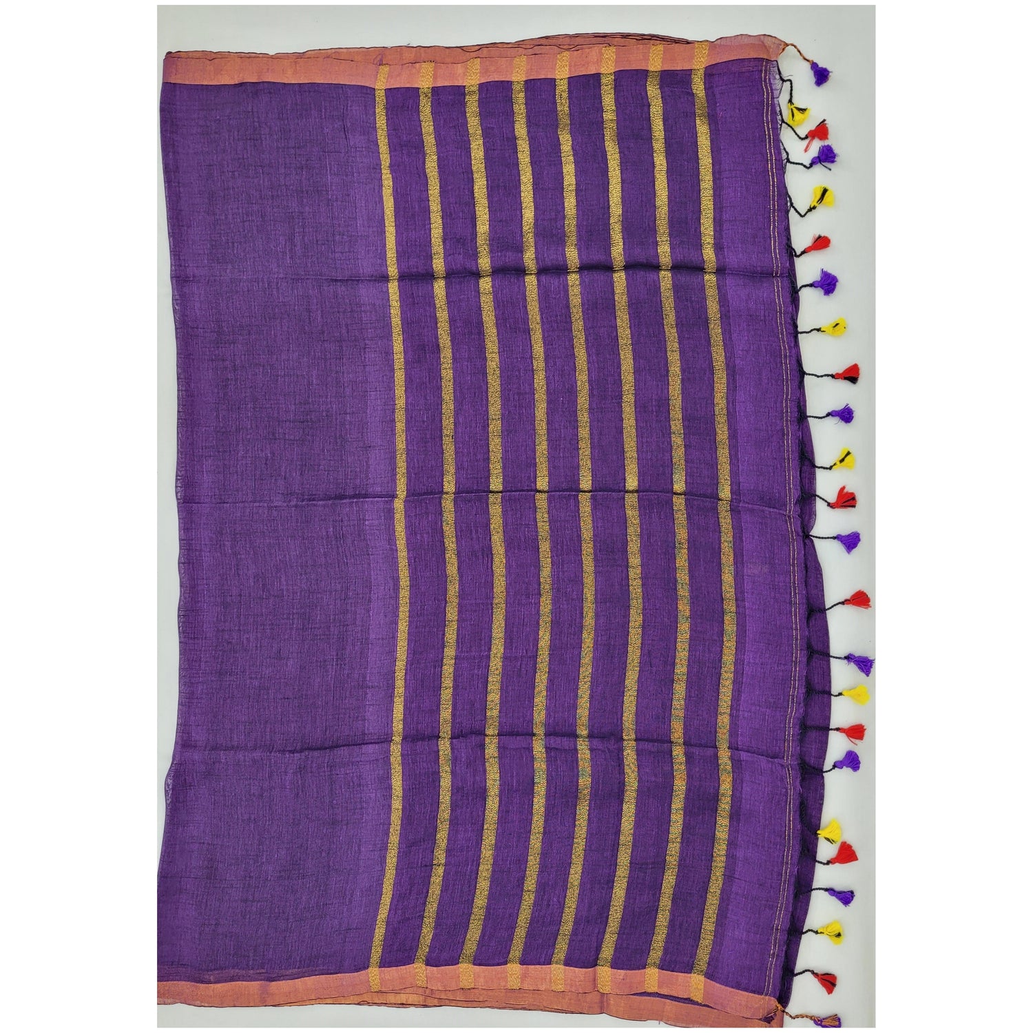 Linen cotton saree - Vinshika