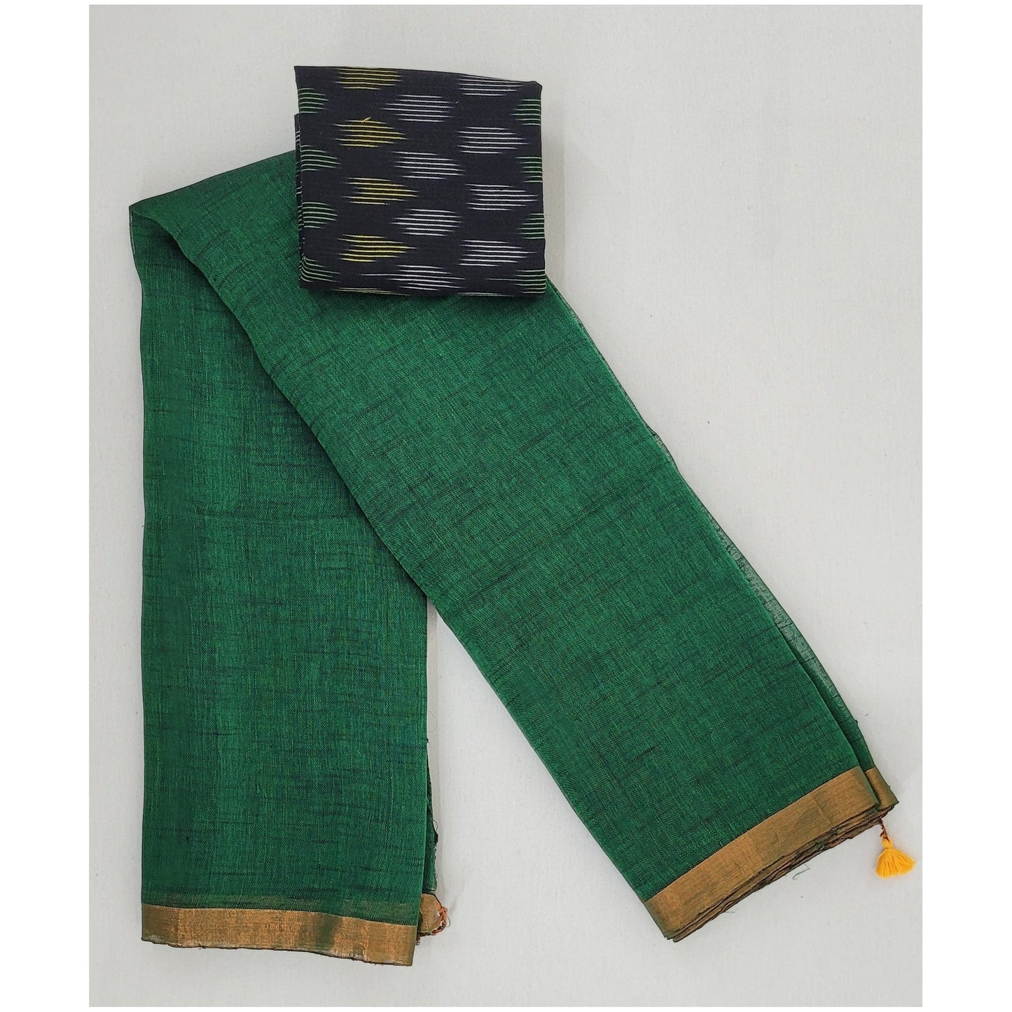Linen cotton saree - Vinshika
