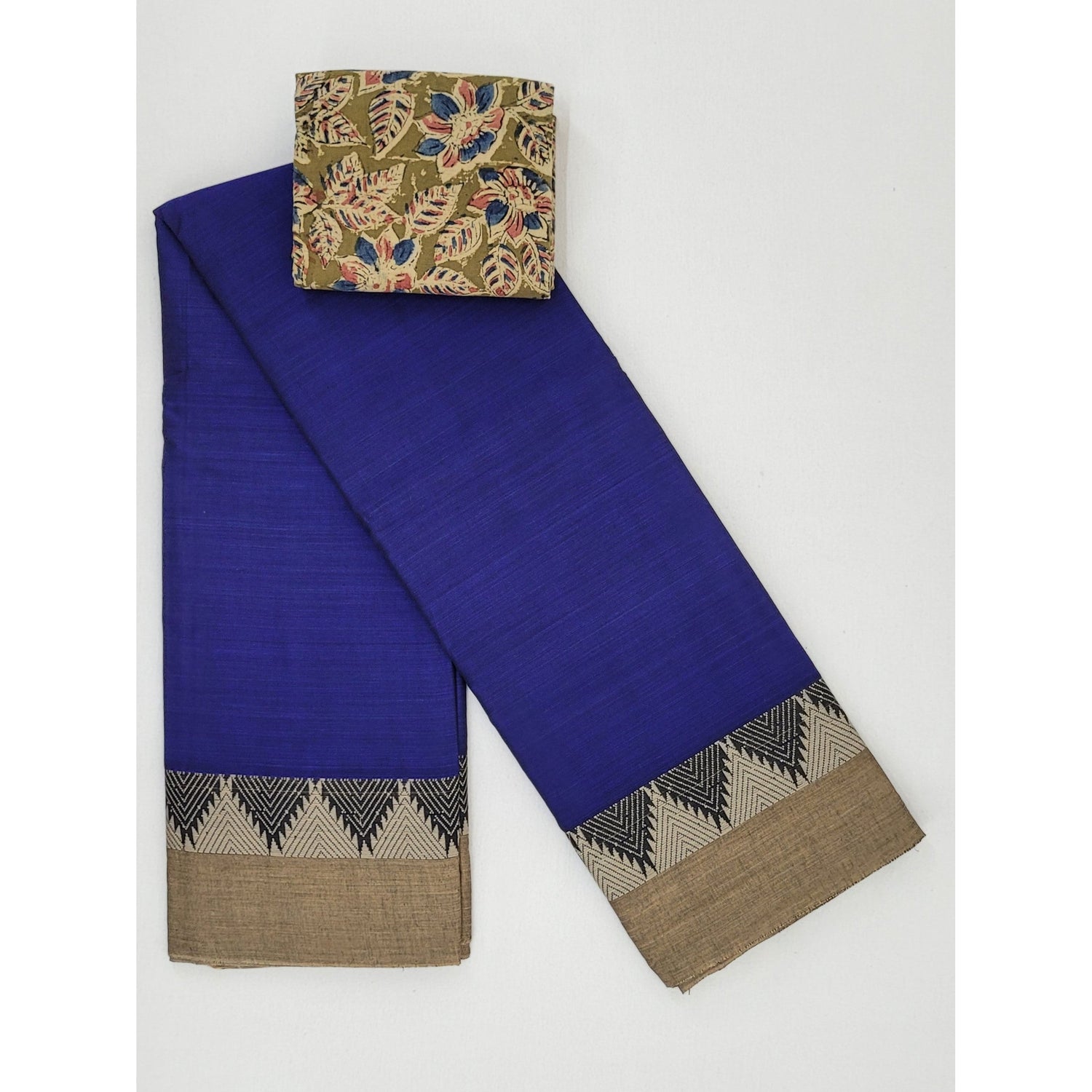 Narayanpet pure cotton thread border saree - Vinshika