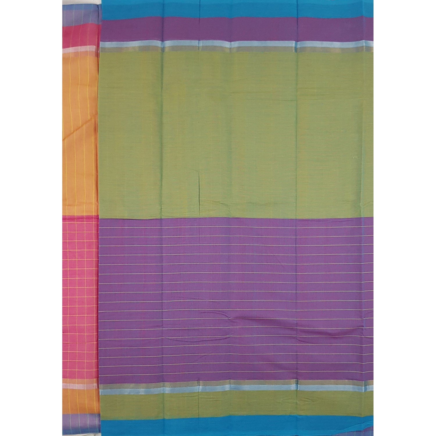 Woven Pure Cotton Saree - Vinshika