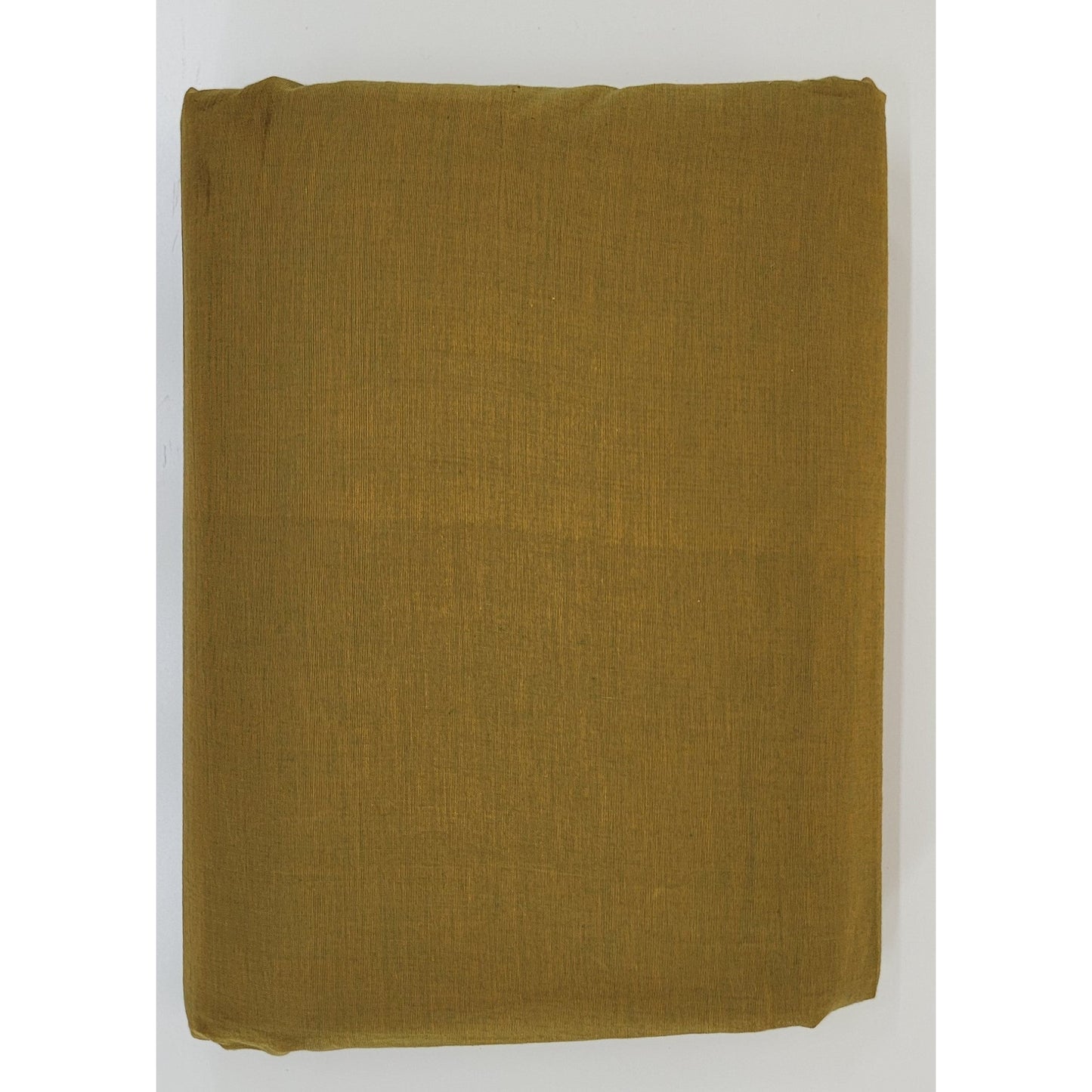 Mustard yellow Color Mangalagiri Cotton Fabric - Vinshika