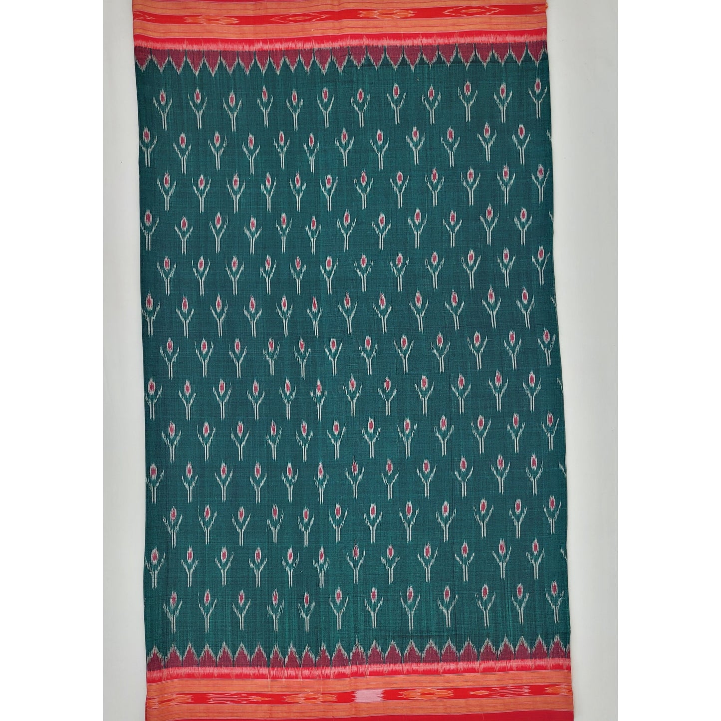 Handloom sambalpuri ikat mercerized cotton saree - Vinshika