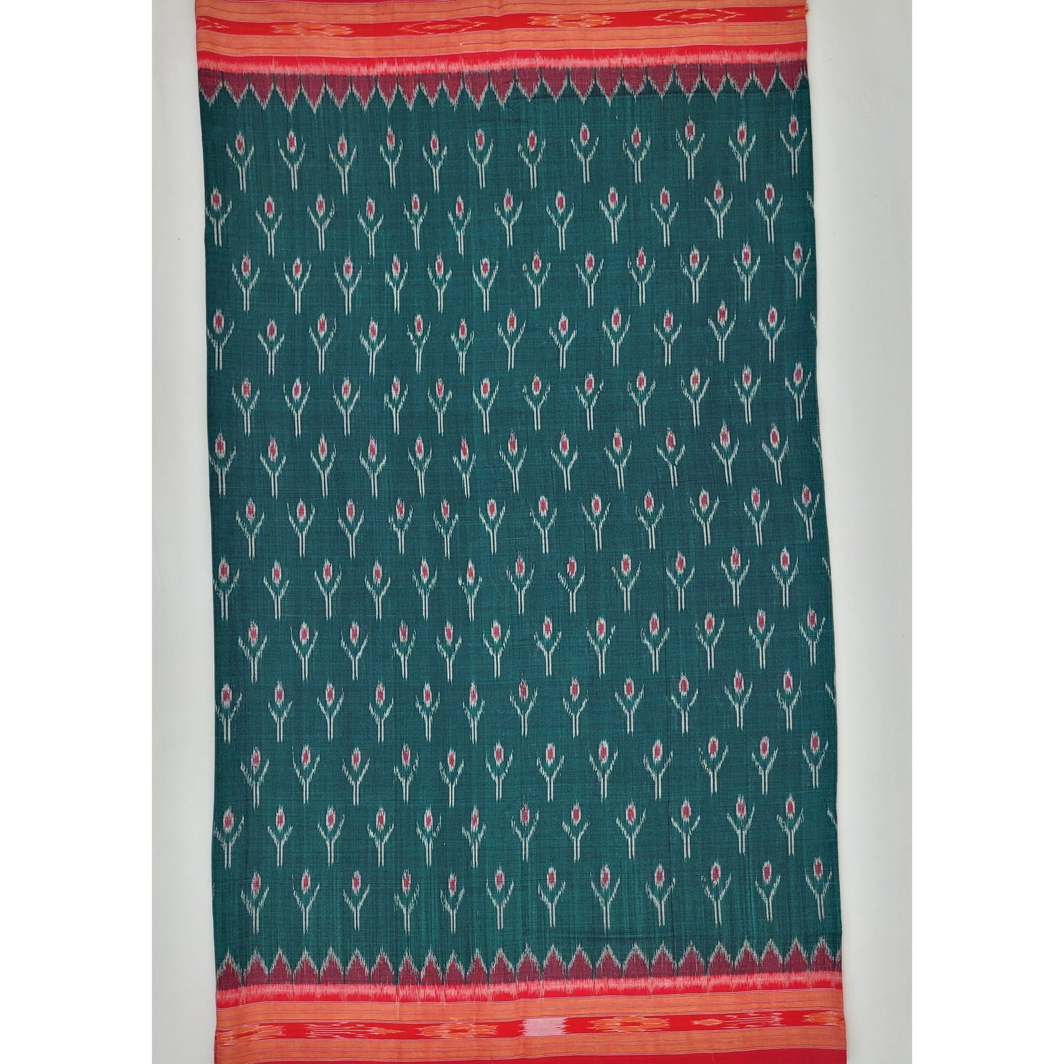 Handloom sambalpuri ikat mercerized cotton saree - Vinshika