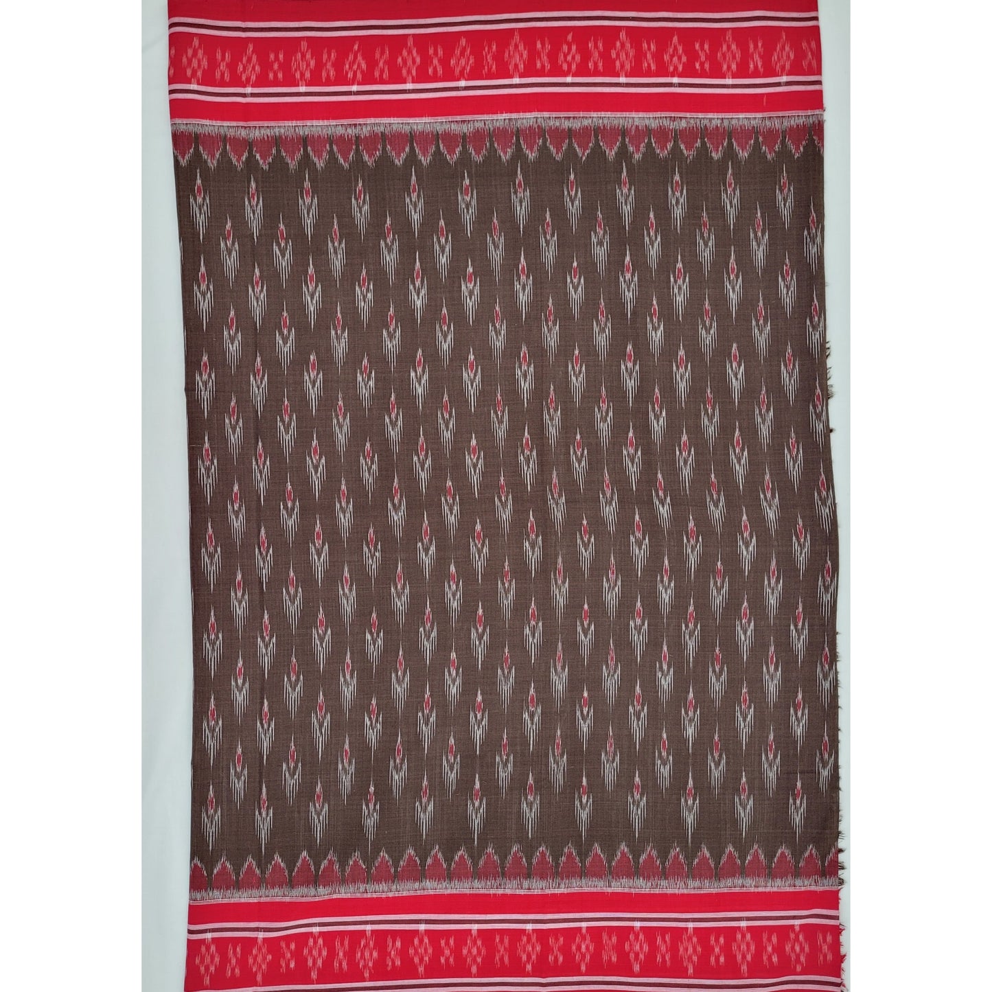 Handloom sambalpuri ikat mercerized cotton saree - Vinshika