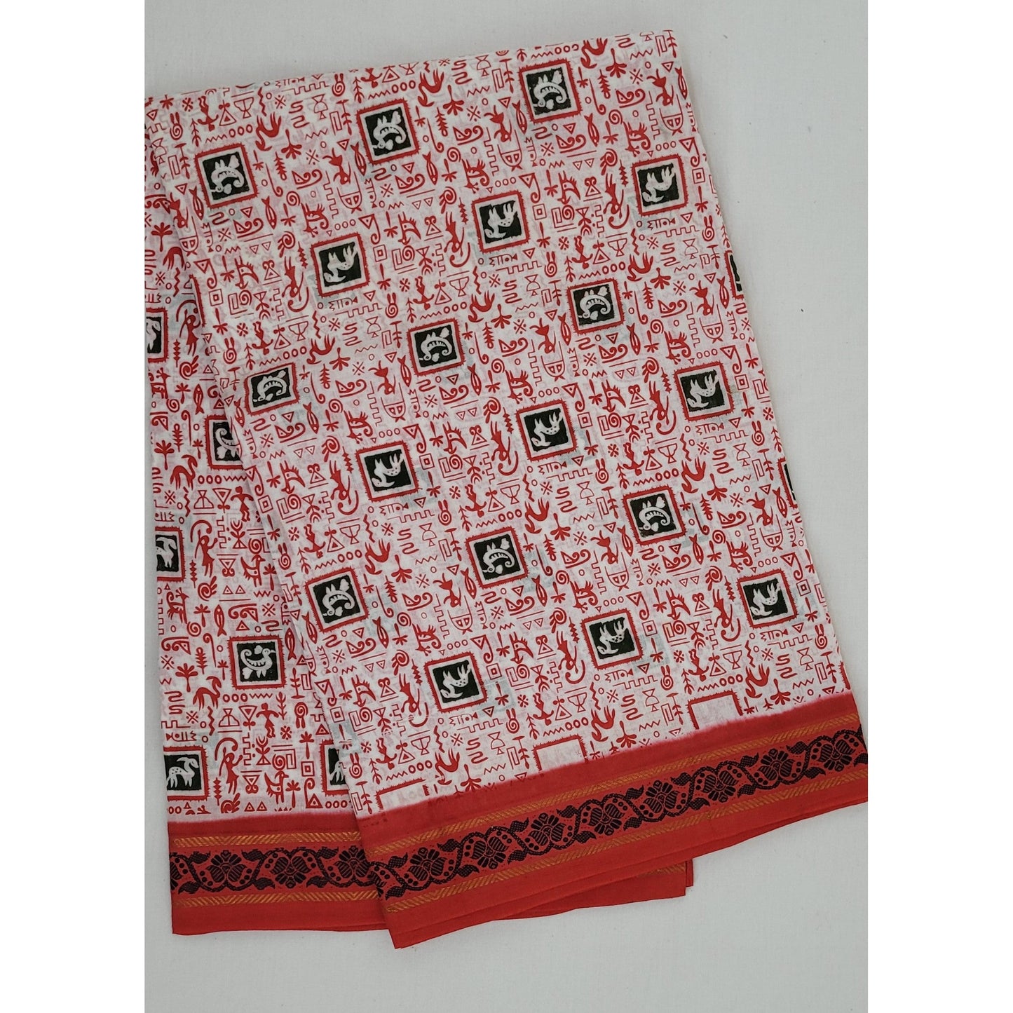 Sungudi cotton saree - Vinshika