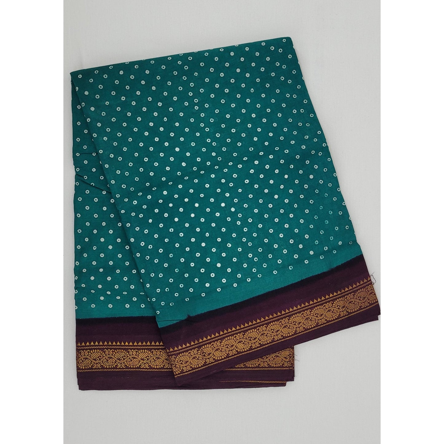 Sungudi cotton saree - Vinshika