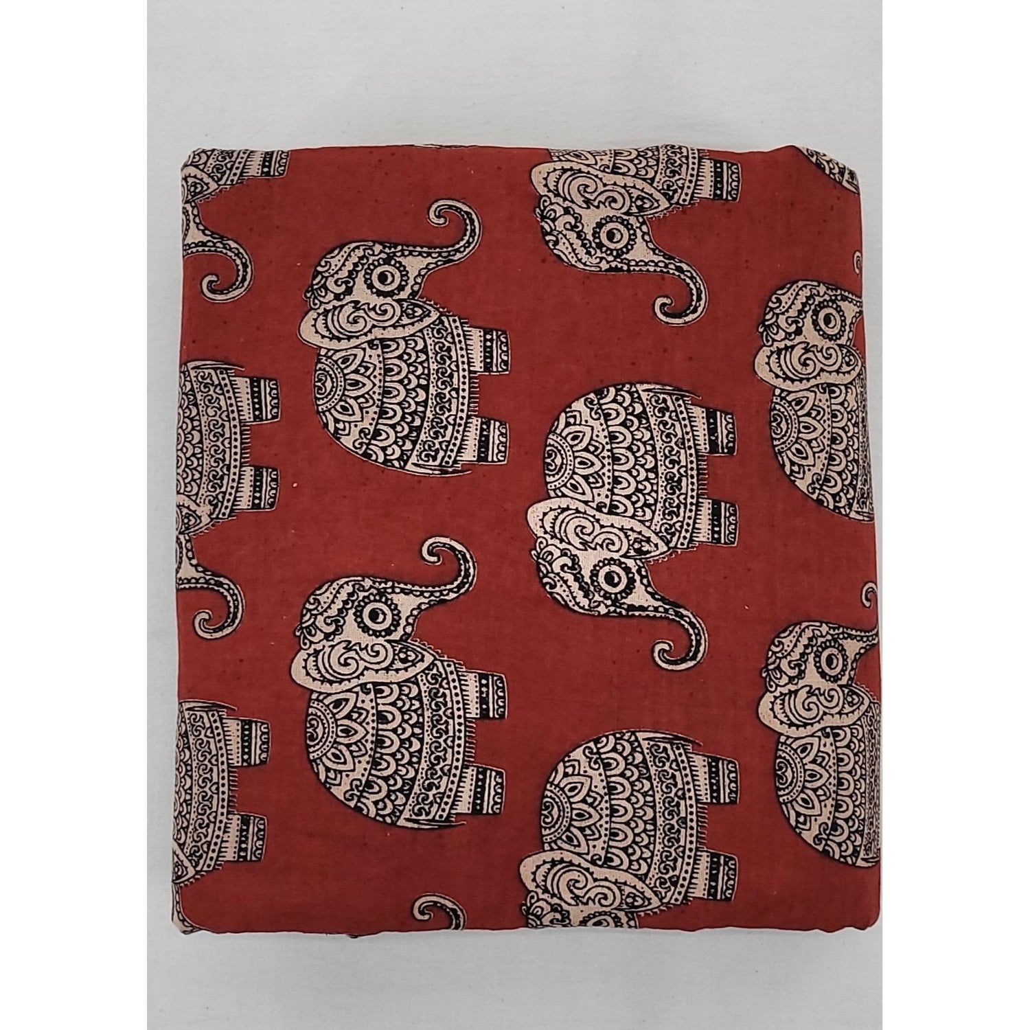 Hand Block Printed Kalamkari Cotton Fabric - Vinshika