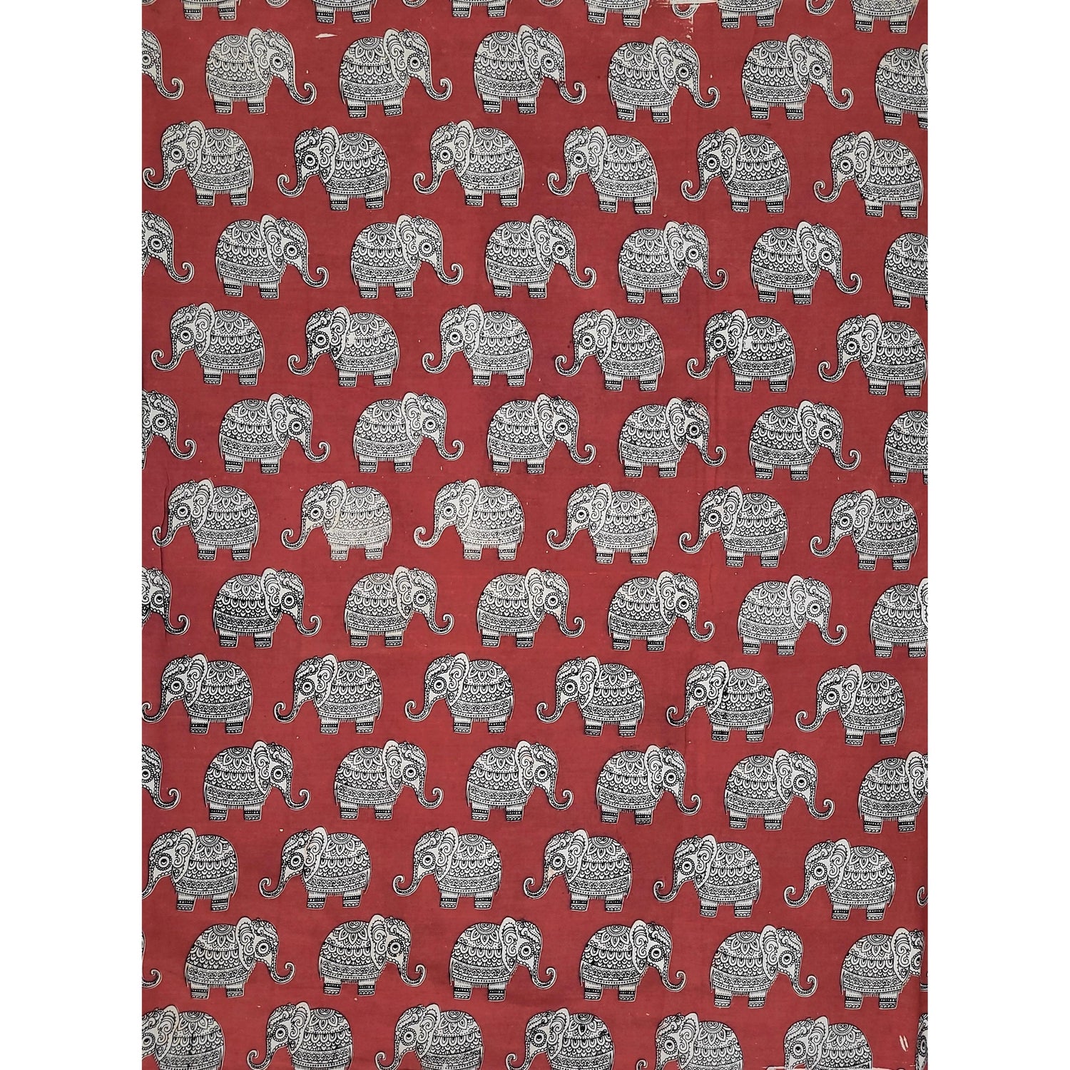 Hand Block Printed Kalamkari Cotton Fabric - Vinshika