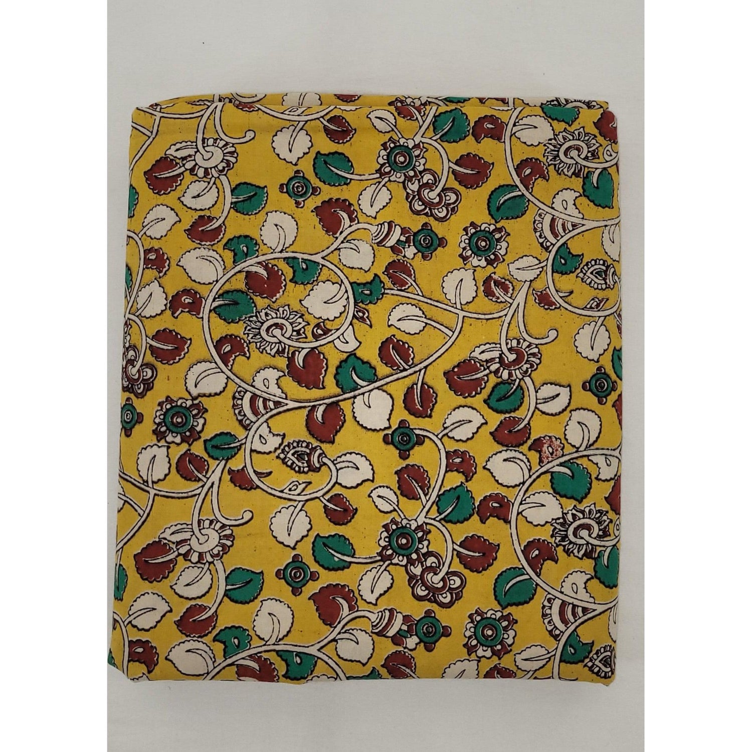 Hand Block Printed Kalamkari Cotton Fabric - Vinshika