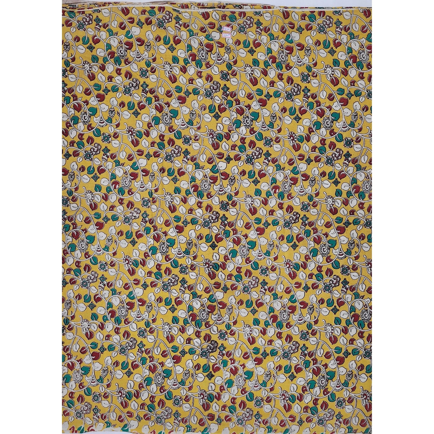 Hand Block Printed Kalamkari Cotton Fabric - Vinshika