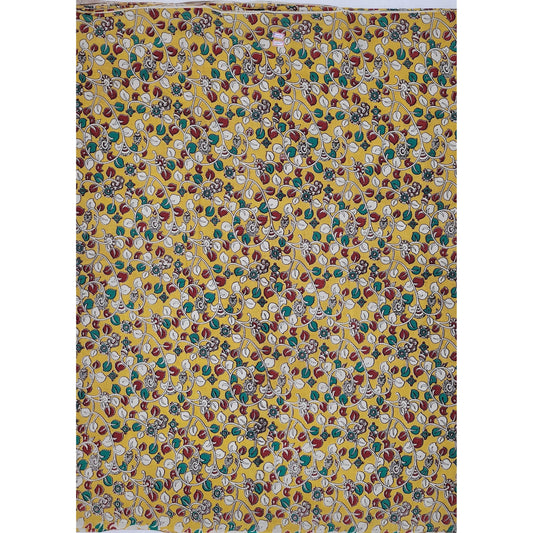 Hand Block Printed Kalamkari Cotton Fabric - Vinshika