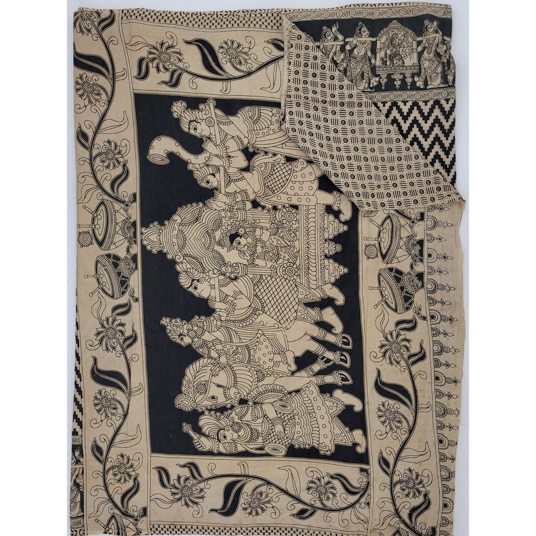 Printed Cotton Kalamkari Saree 48
