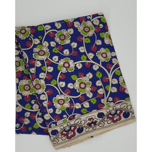 Handprinted Kalamkari Silk saree - Vinshika