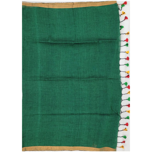 Linen cotton saree - Vinshika