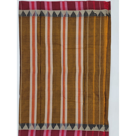 Narayanpet pure cotton thread border saree - Vinshika