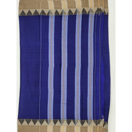 Narayanpet pure cotton thread border saree - Vinshika