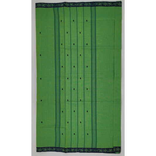 Green Color Venkatagiri Handloom Cotton Saree - Vinshika