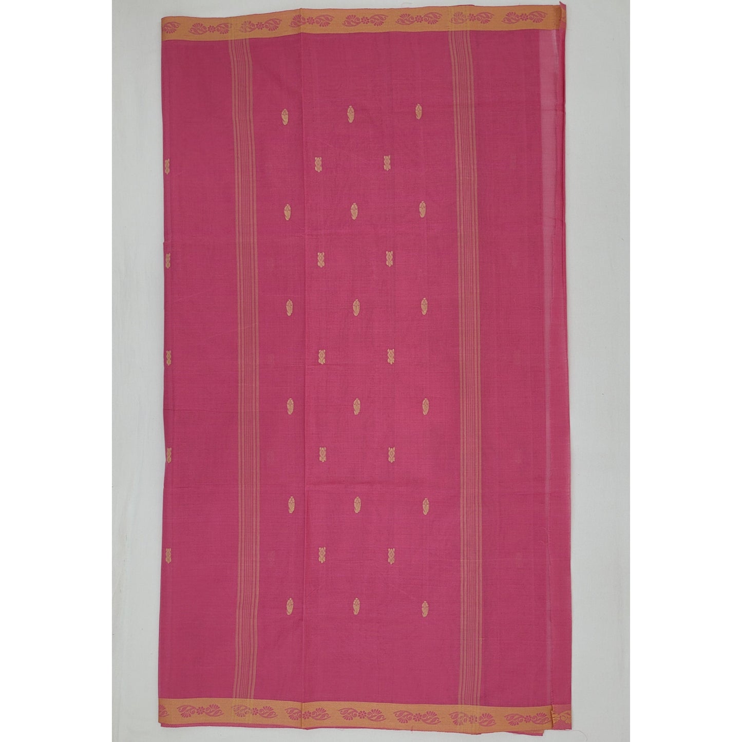 Pink Color Venkatagiri Pure Cotton Saree - Vinshika