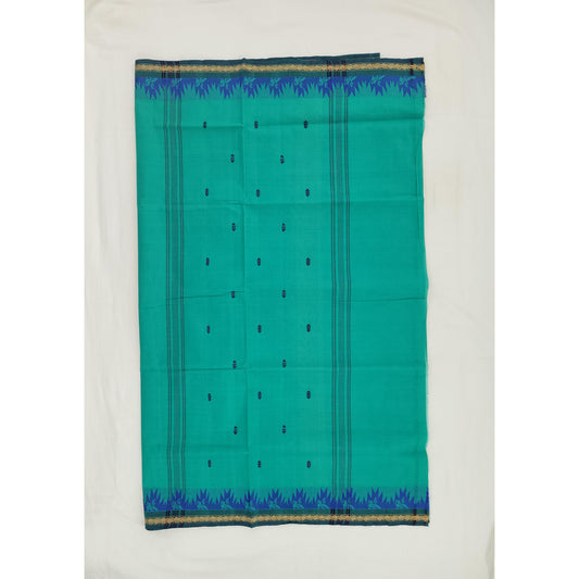 Aqua Color Venkatagiri Handloom Cotton Saree