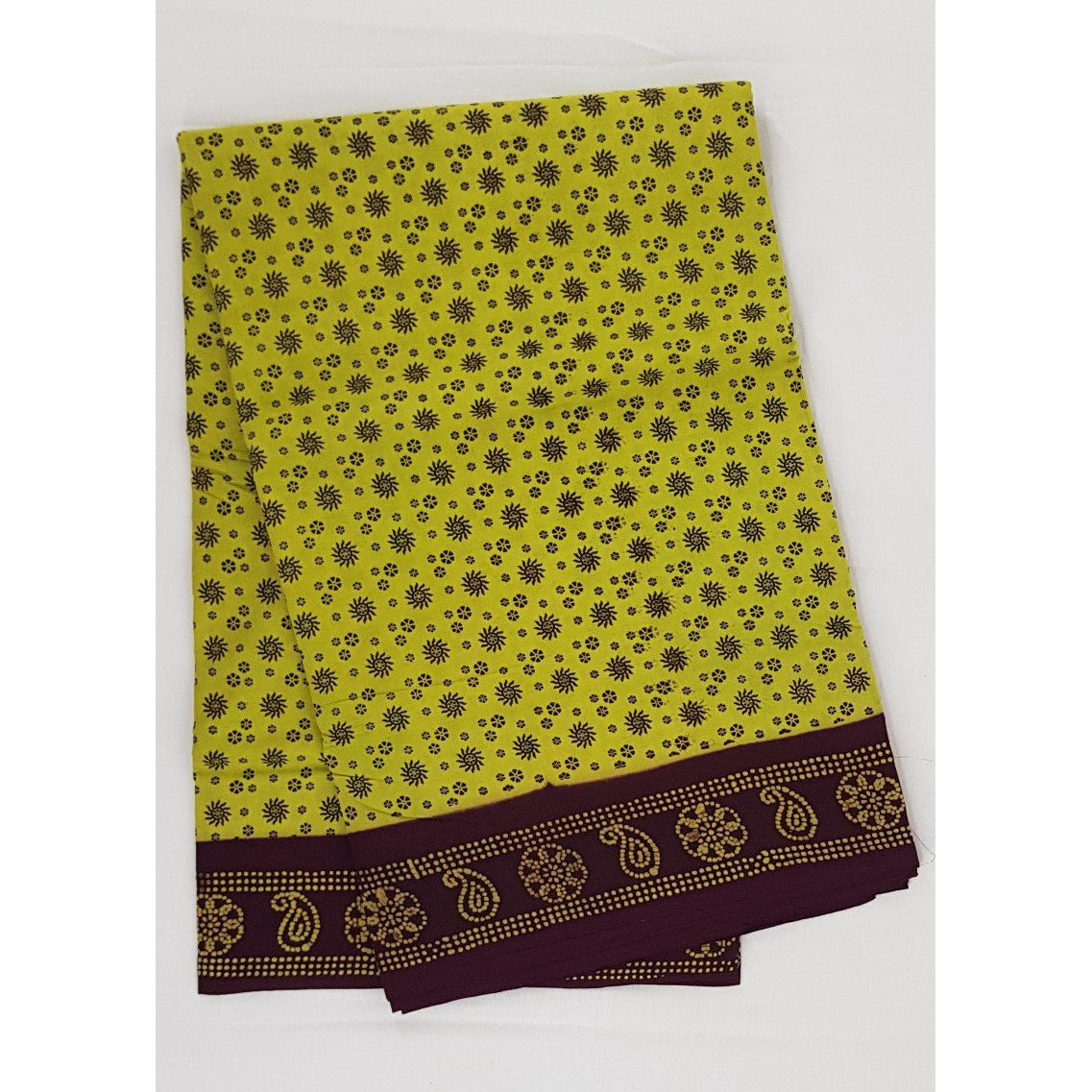 Madhurai Sungudi 9 Yards printed pure cotton saree - Vinshika