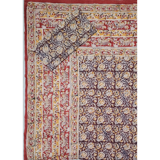 Kalamkari Bedsheet - Vinshika