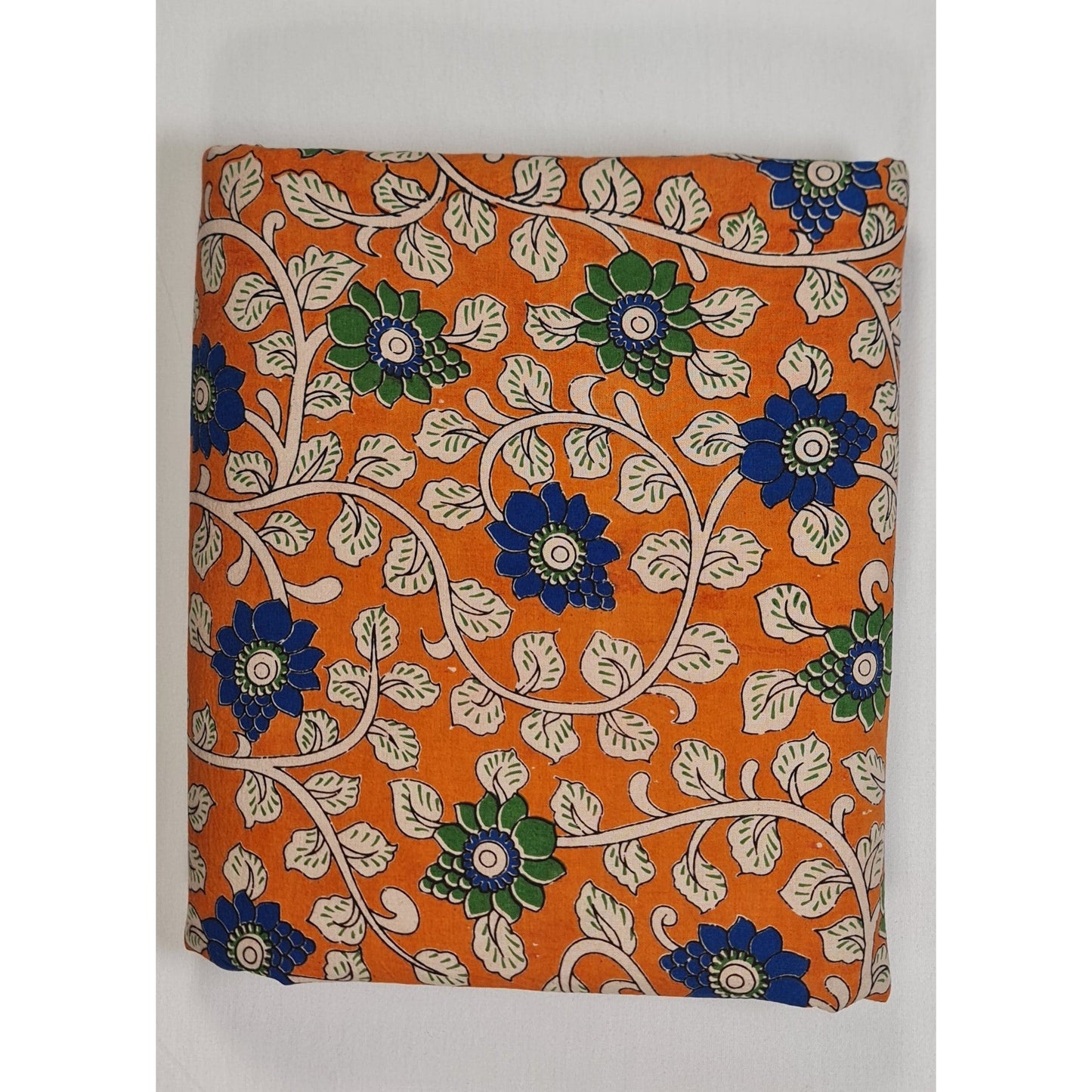 Hand block printed kalamkari cotton fabric - Vinshika