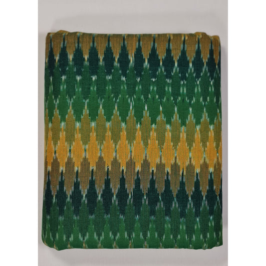 Handloom Ikat 3D cotton fabric - Vinshika