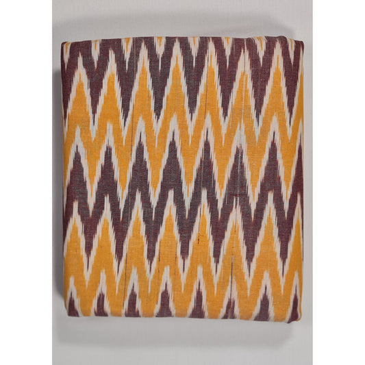 Handloom Ikat cotton fabric - Vinshika