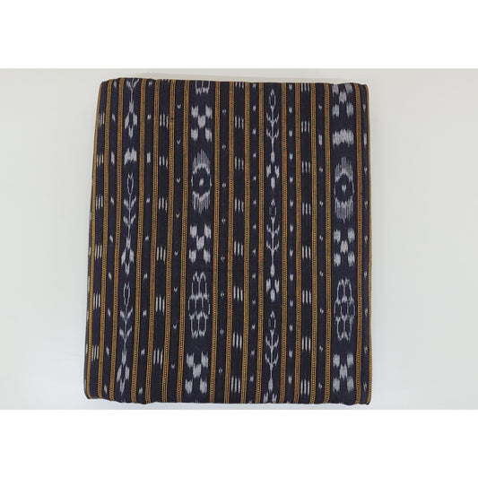 Handwoven sambalpuri Ikat mercerized cotton fabric - Vinshika