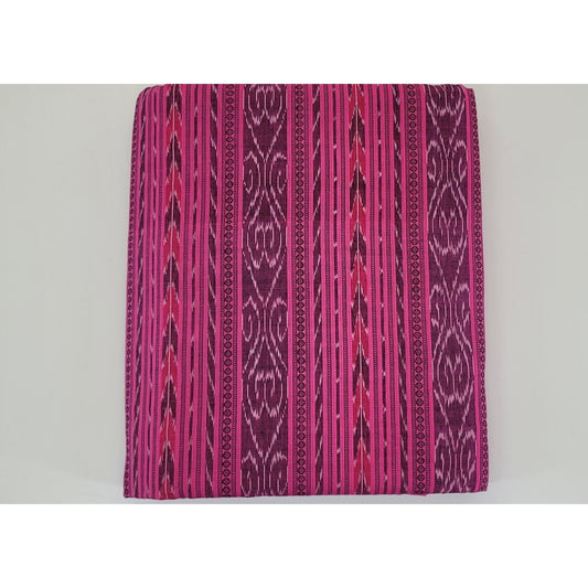 Handwoven sambalpuri Ikat mercerized cotton fabric - Vinshika