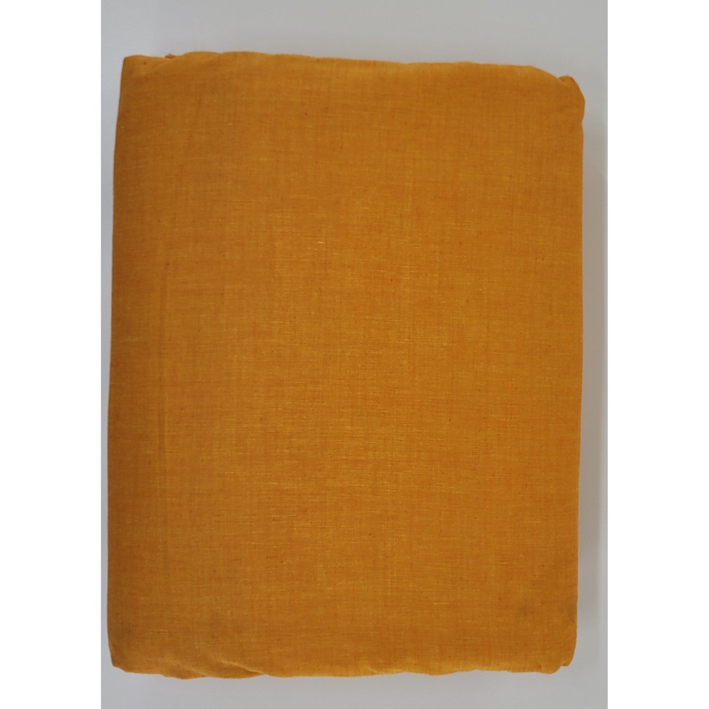 Mustard Yellow Color Mangalagiri Cotton Fabric - Vinshika