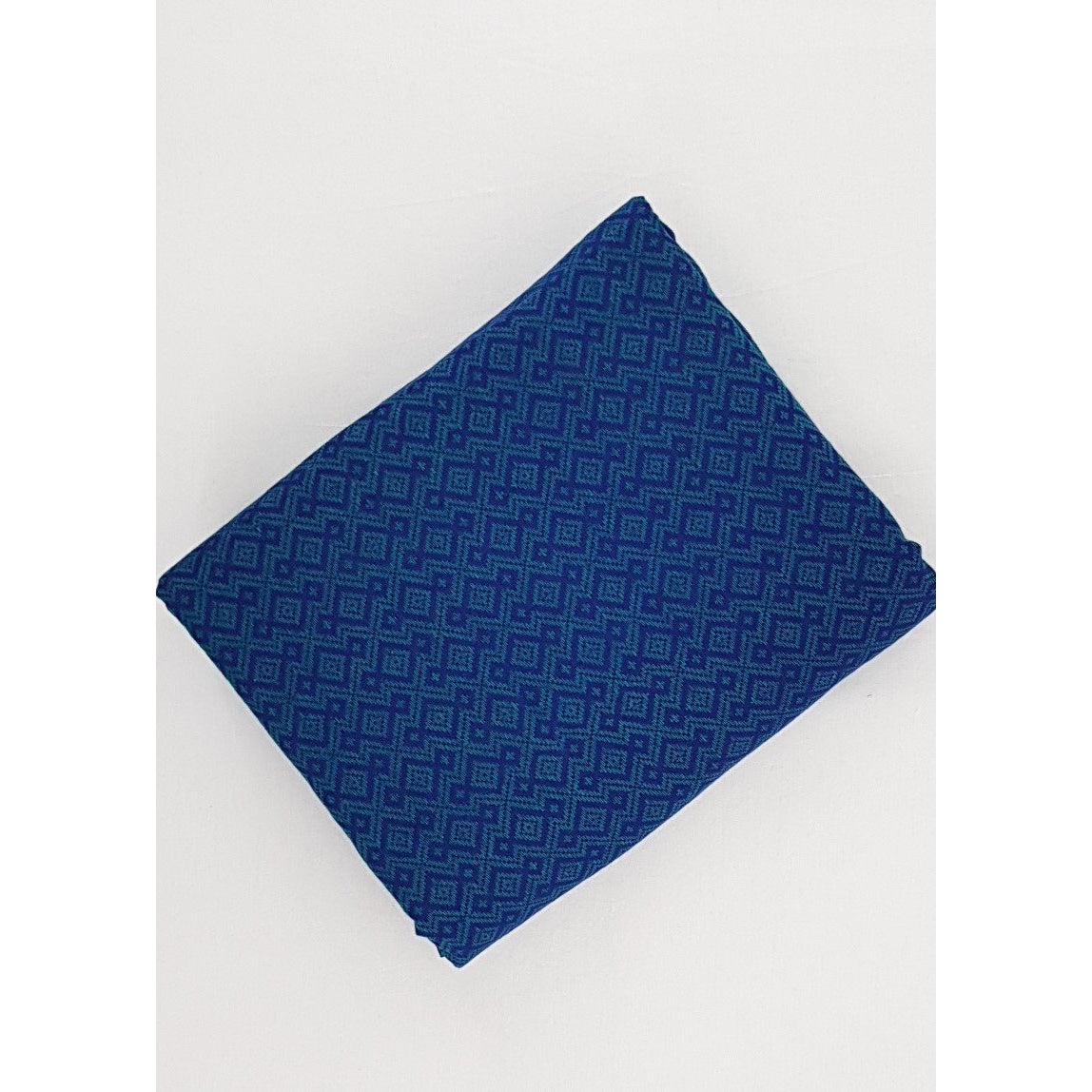 True Blue Color Mangalagiri Jacquard cotton fabric - Vinshika