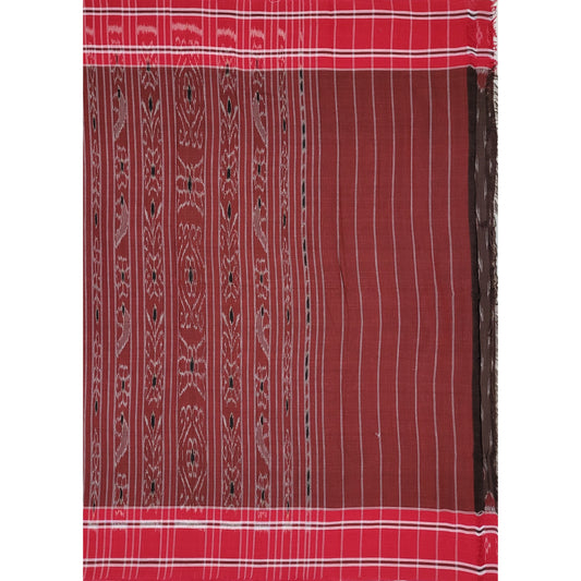 Handloom sambalpuri ikat mercerized cotton saree - Vinshika