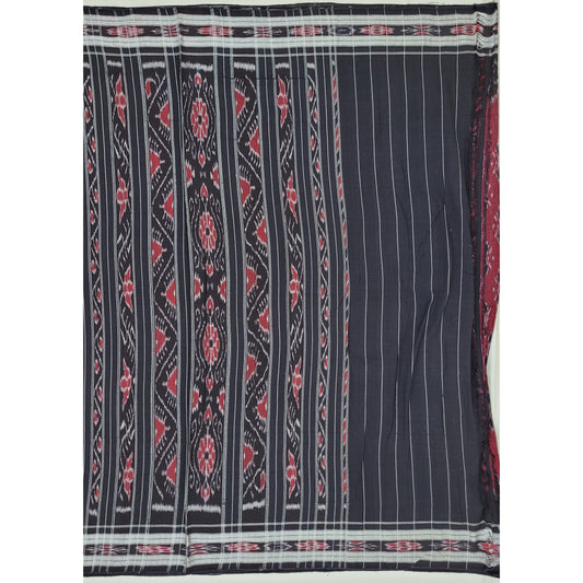 Handloom sambalpuri ikat mercerized cotton saree - Vinshika