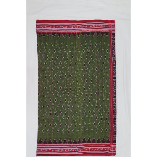 Handloom sambalpuri ikat mercerized cotton saree - Vinshika