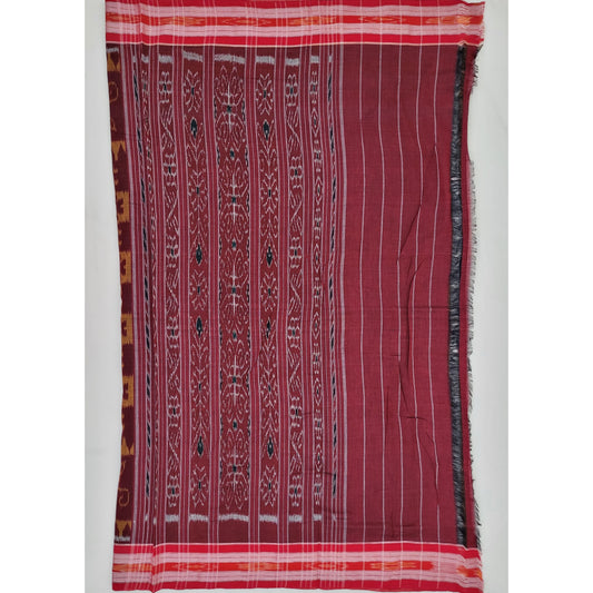 Handloom sambalpuri ikat mercerized cotton saree - Vinshika