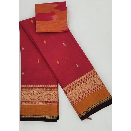 Kanchi cotton saree - Vinshika