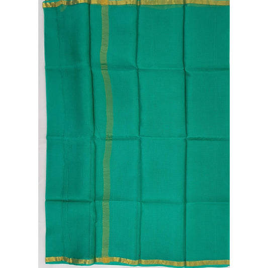 Peacock Color Pure Kota silk Saree - Vinshika
