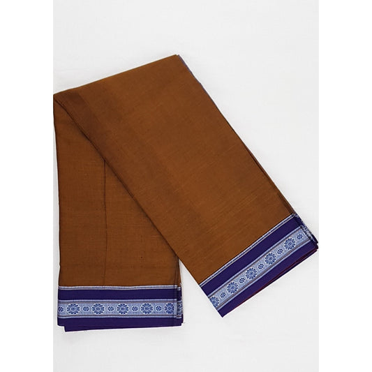 Narayanpet 8 Yards pure cotton thread border saree - Vinshika