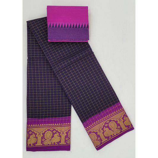 Sungudi cotton saree - Vinshika