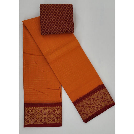 Sungudi cotton saree - Vinshika