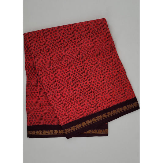 Sungudi cotton saree - Vinshika