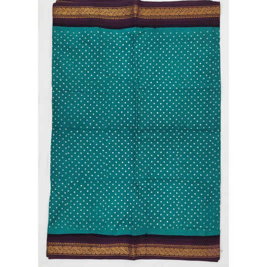 Sungudi cotton saree - Vinshika